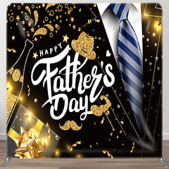 Aperturee - Aperturee Glitter Gift Fabric Backdrop Cover for Fathers Day