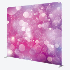 Aperturee - Aperturee Glitter Purple Bokeh Photo Booth Backdrop For Party