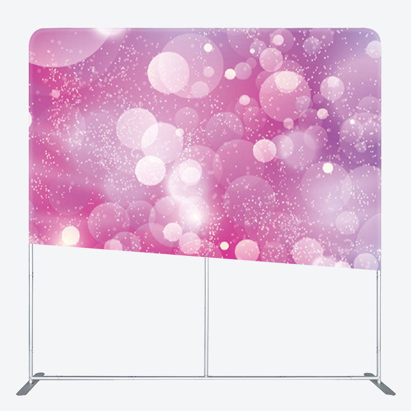 Aperturee - Aperturee Glitter Purple Bokeh Photo Booth Backdrop For Party