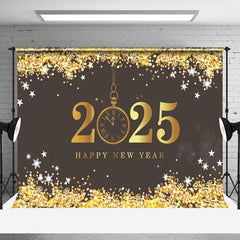 Aperturee - Aperturee Gold Blurry Ambiance Countdown To New Year Backdrop