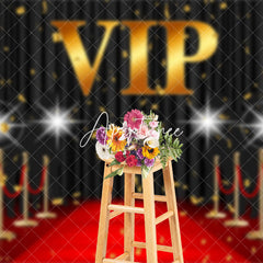 Aperturee - Aperturee Gorgeous Red Carpet Ribbon Vip Theme Backdrop