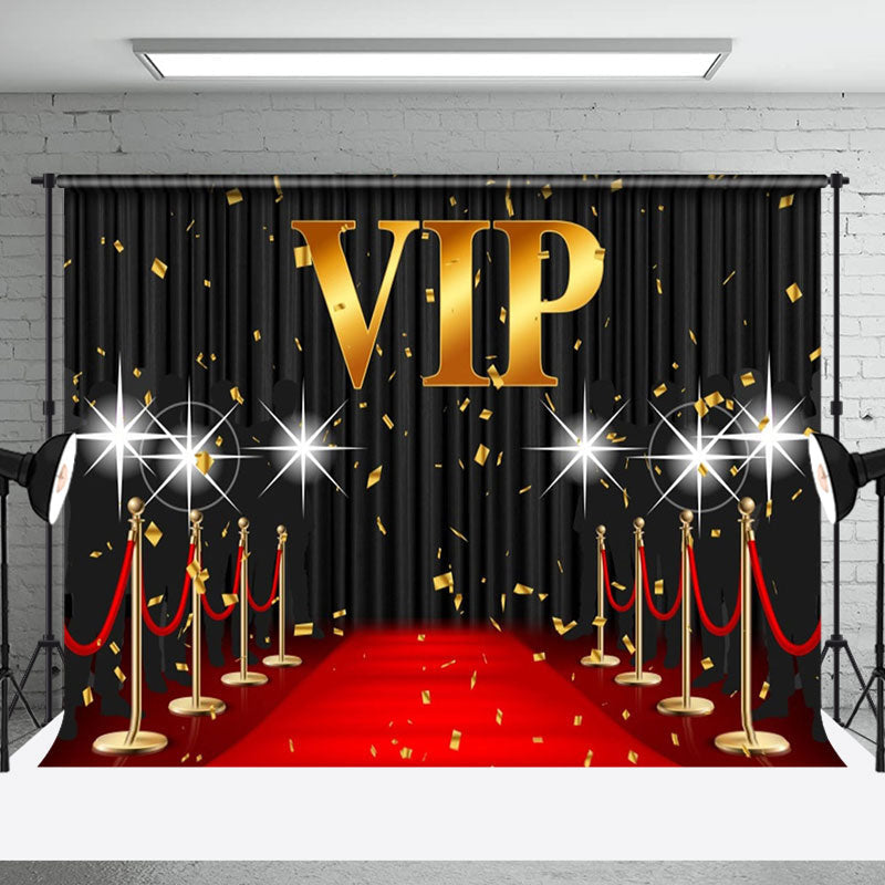 Aperturee - Aperturee Gorgeous Red Carpet Ribbon Vip Theme Backdrop