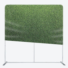 Aperturee - Aperturee Green Grass Party Backdrops For Decoration