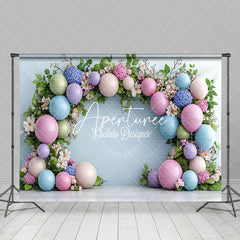 Aperturee - Aperturee Green Plant Wildflower Balloons Wedding Backdrop