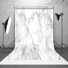 Aperturee - Aperturee Grey White Simple Abstract Marbled Pattern Backdrop