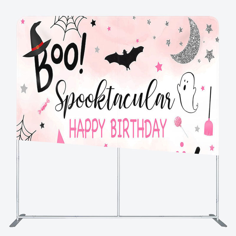 Aperturee - Aperturee Halloween Theme Fabric Backdrop Cover for Birthday