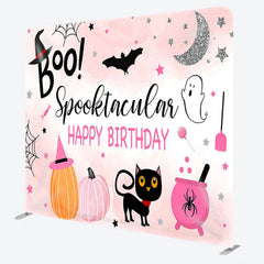 Aperturee - Aperturee Halloween Theme Fabric Backdrop Cover for Birthday