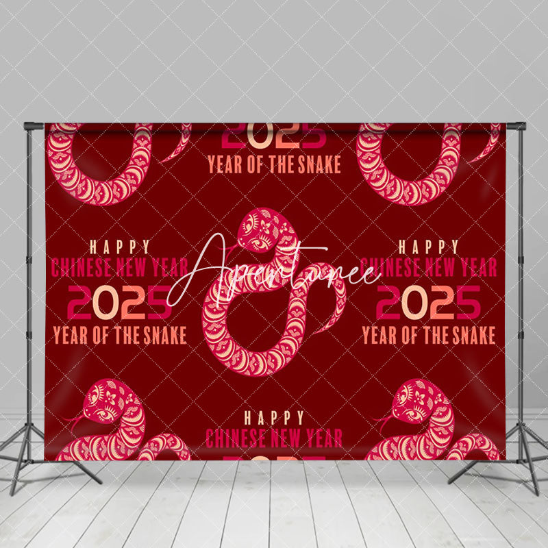 Aperturee - Aperturee Happy Lunar New Year Of The Snake Holiday Backdrop