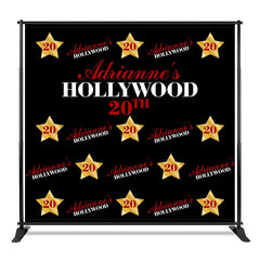 Aperturee - Aperturee Hollywood 20th Birthday Custom Step And Repeat Banner