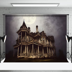 Aperturee - Aperturee Horror Night Spooky Dark Castle Halloween Backdrop