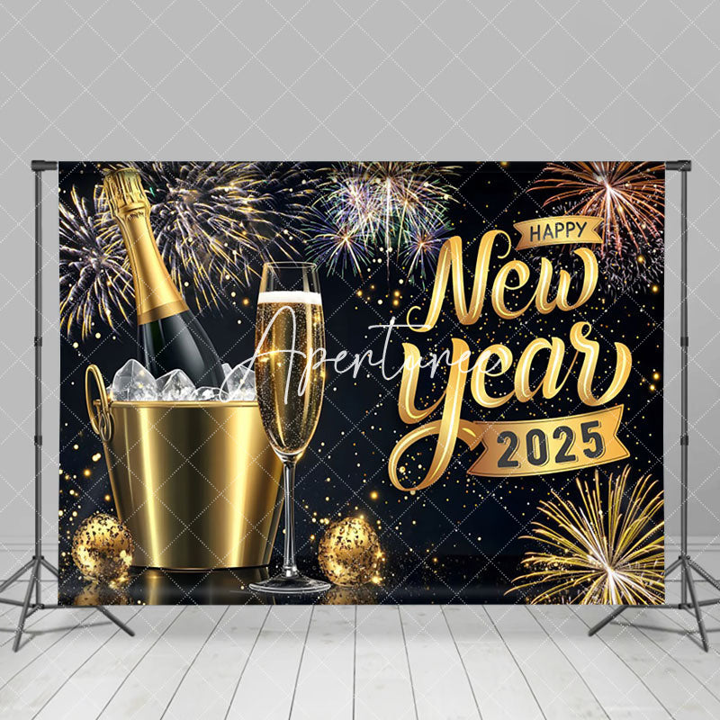 Aperturee - Aperturee Ice Beer Celebrate 2025 Happy New Year Backdrop