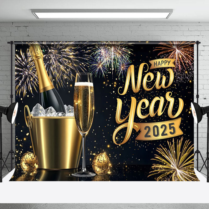 Aperturee - Aperturee Ice Beer Celebrate 2025 Happy New Year Backdrop