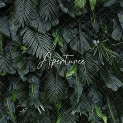 Aperturee - Aperturee Imitated Monstera Greenery Wedding Backdrop Wall