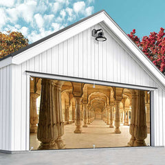 Aperturee - Aperturee India Palace Pillar Architecture Garage Door Banner