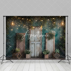 Aperturee - Aperturee Indoor Lights Balcony Spring Photography Backdrop