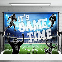 Aperturee - Aperturee Its Game Time Rugby Player Sports Party Backdrop