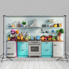 Aperturee - Aperturee Kitchen Display Clean Tidy Photography Backdrop