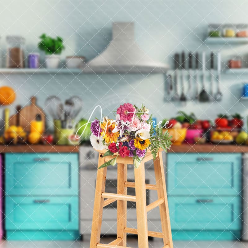 Aperturee - Aperturee Kitchen Display Clean Tidy Photography Backdrop