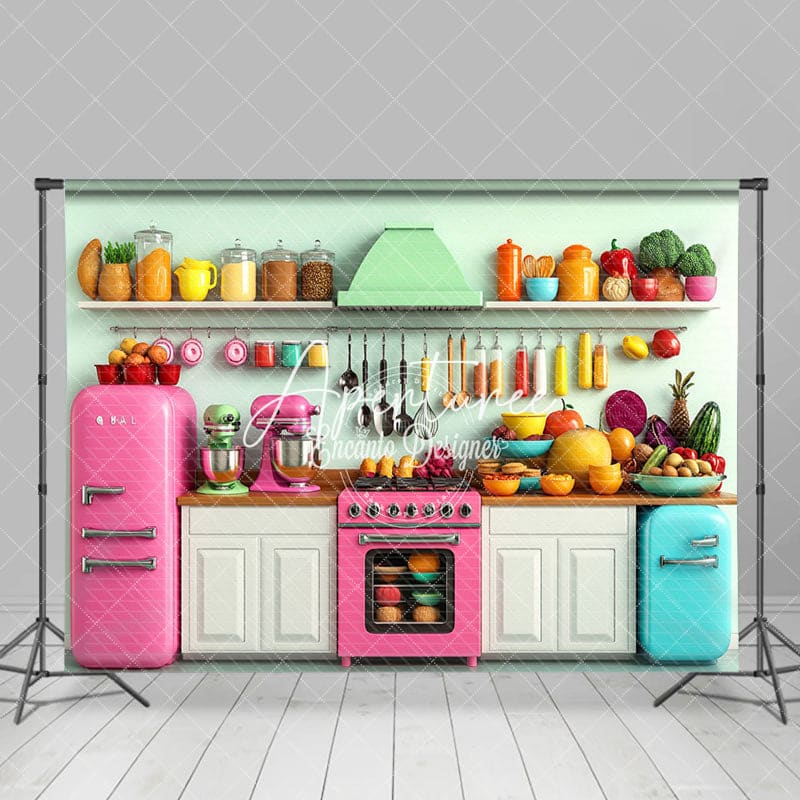 Aperturee - Aperturee Kitchen Supplies Tidy Display Photo Backdrop