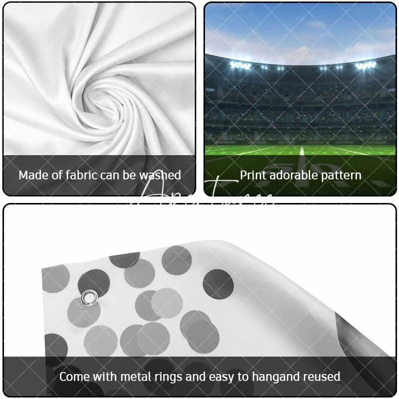 Aperturee - Aperturee Large Football Field Stadium Sky Garage Door Banner