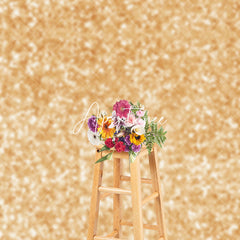 Aperturee - Aperturee Light Mirror Gold Dots Glitter Photography Backdrop