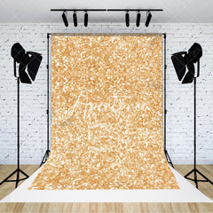 Aperturee - Aperturee Light Mirror Gold Dots Glitter Photography Backdrop