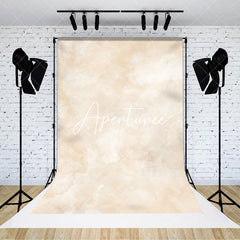 Aperturee - Aperturee Light Yellow Marble Abstract Photography Backdrop