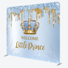 Aperturee - Aperturee Little Prince Fabric Backdrop Cover for Baby Shower