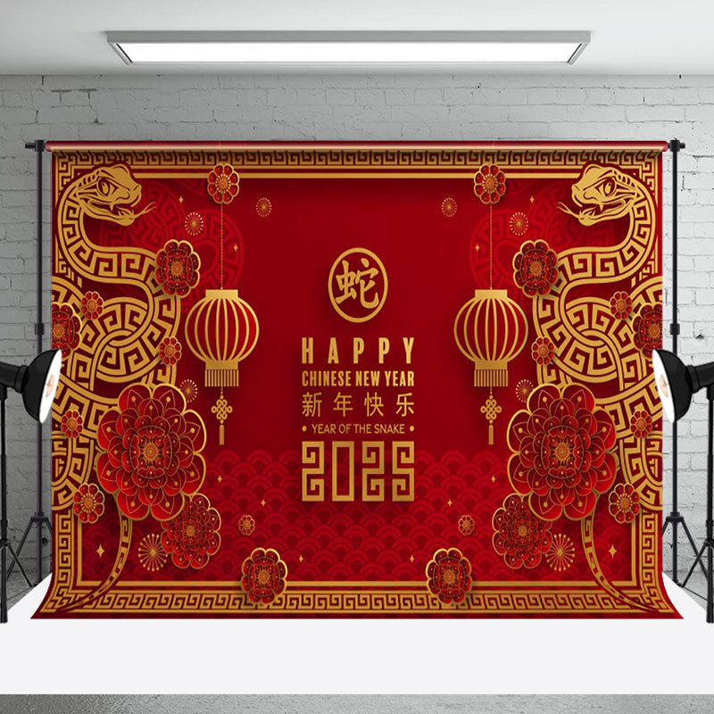 Aperturee - Aperturee Lunar Chinese Year Of The Snake Holiday Backdrop