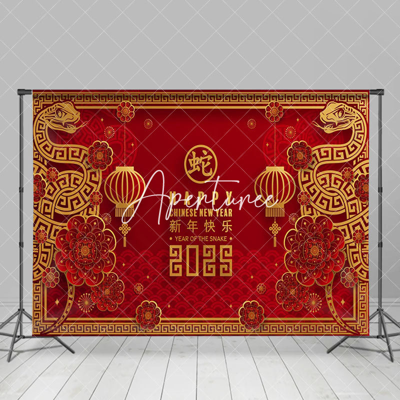 Aperturee - Aperturee Lunar Chinese Year Of The Snake Holiday Backdrop