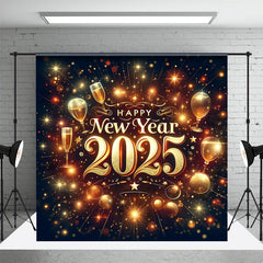 Aperturee - Aperturee Luxurious And Shining 2025 New Year Party Backdrop