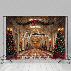 Aperturee - Aperturee Luxury Gold Palace Festive Christmas Vibe Backdrop