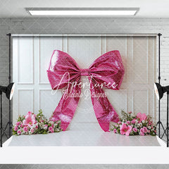 Aperturee - Aperturee Luxury Pastel Bloom Bow Tie Photo Backdrop