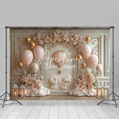 Aperturee - Aperturee Luxury White Wall Rose Balloons Wedding Backdrop