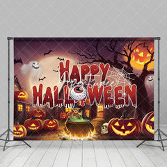 Aperturee - Aperturee Magical Halloween Flying Bats Festive Light Backdrop