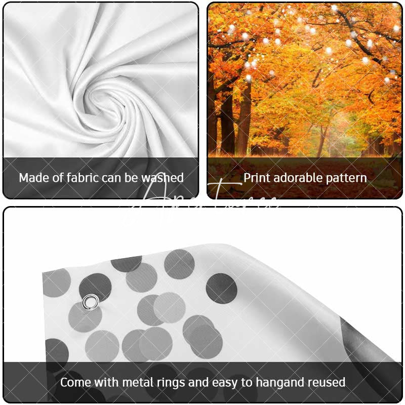 Aperturee - Aperturee Maple Tree Leaves Pumpkins Fall Garage Door Banner