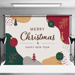 Aperturee - Aperturee Merry Christmas Vibe And Happy New Year Backdrop