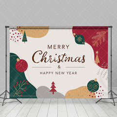 Aperturee - Aperturee Merry Christmas Vibe And Happy New Year Backdrop