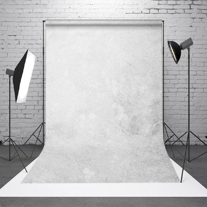 Aperturee - Aperturee Messy White Grey Abstract Pattern Photo Backdrop