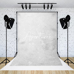 Aperturee - Aperturee Messy White Grey Abstract Pattern Photo Backdrop