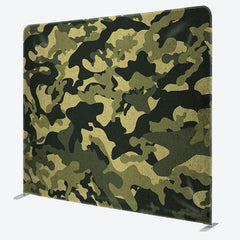 Aperturee - Aperturee Military Style Camouflage Green Party Backdrop Cover