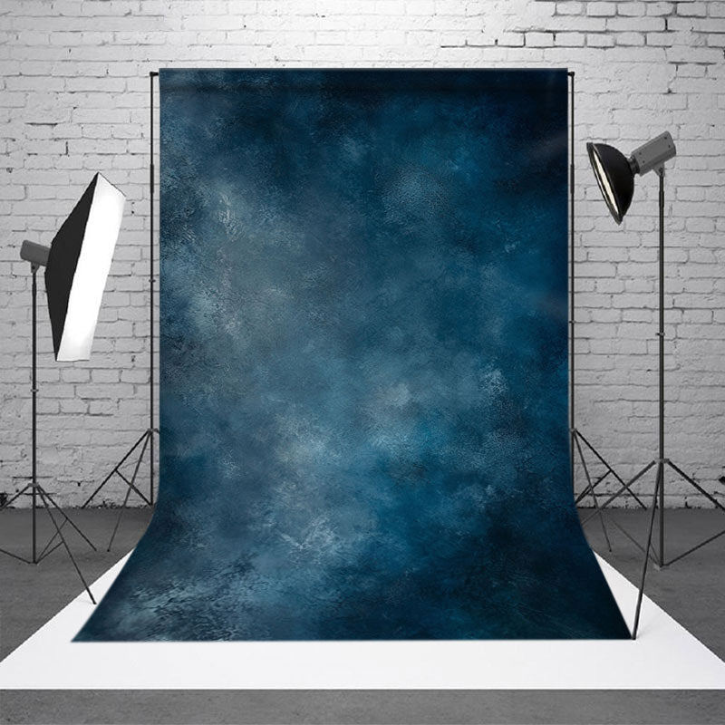 Aperturee - Aperturee Mystical Deep Blue Abstract Dot Atmosphere Backdrop