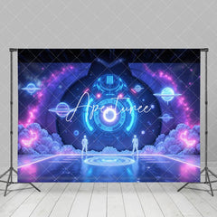 Aperturee - Aperturee Mystical Futuristic Portal Astronaut Planet Backdrop