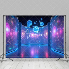 Aperturee - Aperturee Mystical Interior Glow Spheres Nebula Door Backdrop