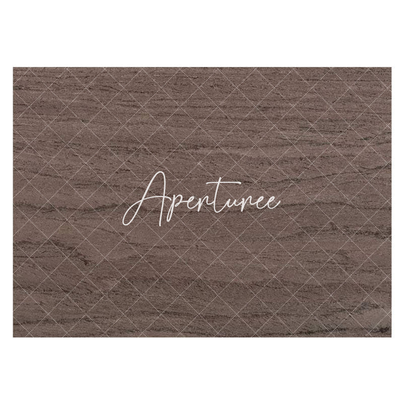 Aperturee - Aperturee Natural Brown Wood Grain Texture Rubber Floor Mat