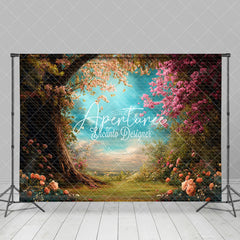 Aperturee - Aperturee Natural Plant Floral Trees Scenery Photo Backdrop