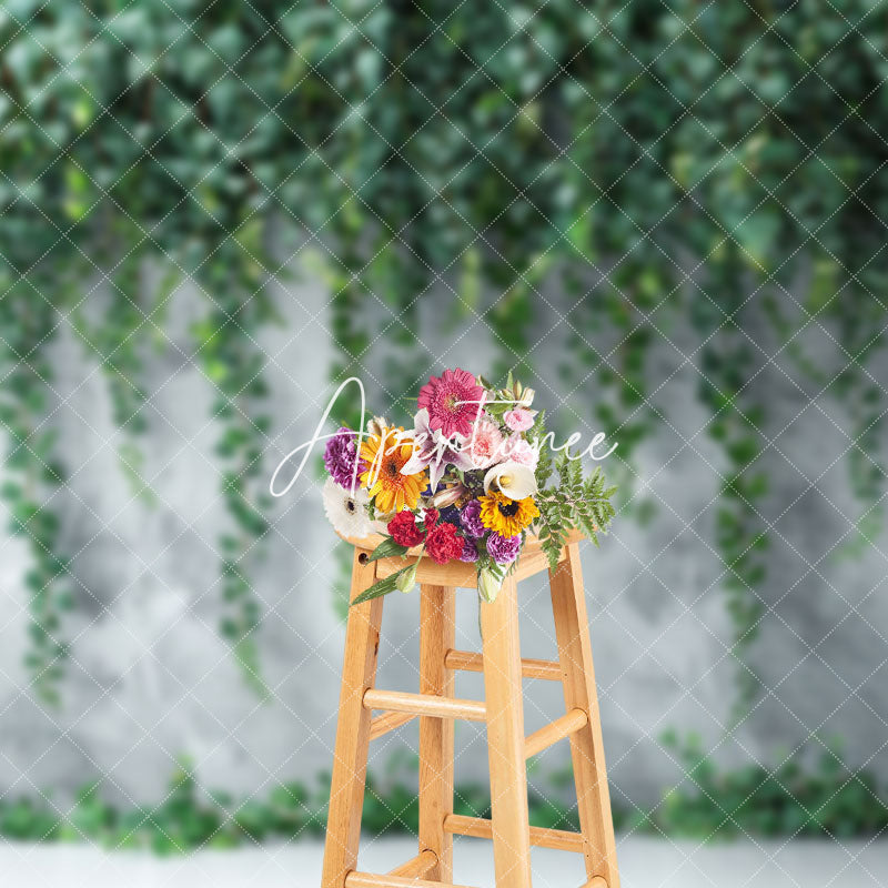 Aperturee - Aperturee Natural Vine Green Plant Spring Photography Backdrop