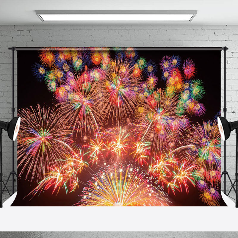 Aperturee - Aperturee New Year Brilliant Night Dazzling Decoration Backdrop