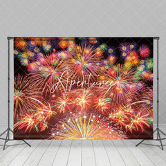 Aperturee - Aperturee Night Dazzling Sky Celebrate New Year Backdrop