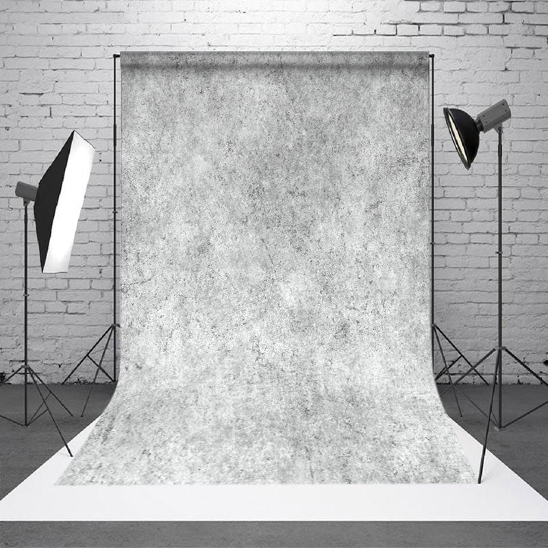 Aperturee - Aperturee Old Master Grey White Abstract Texture Photo Backdrop